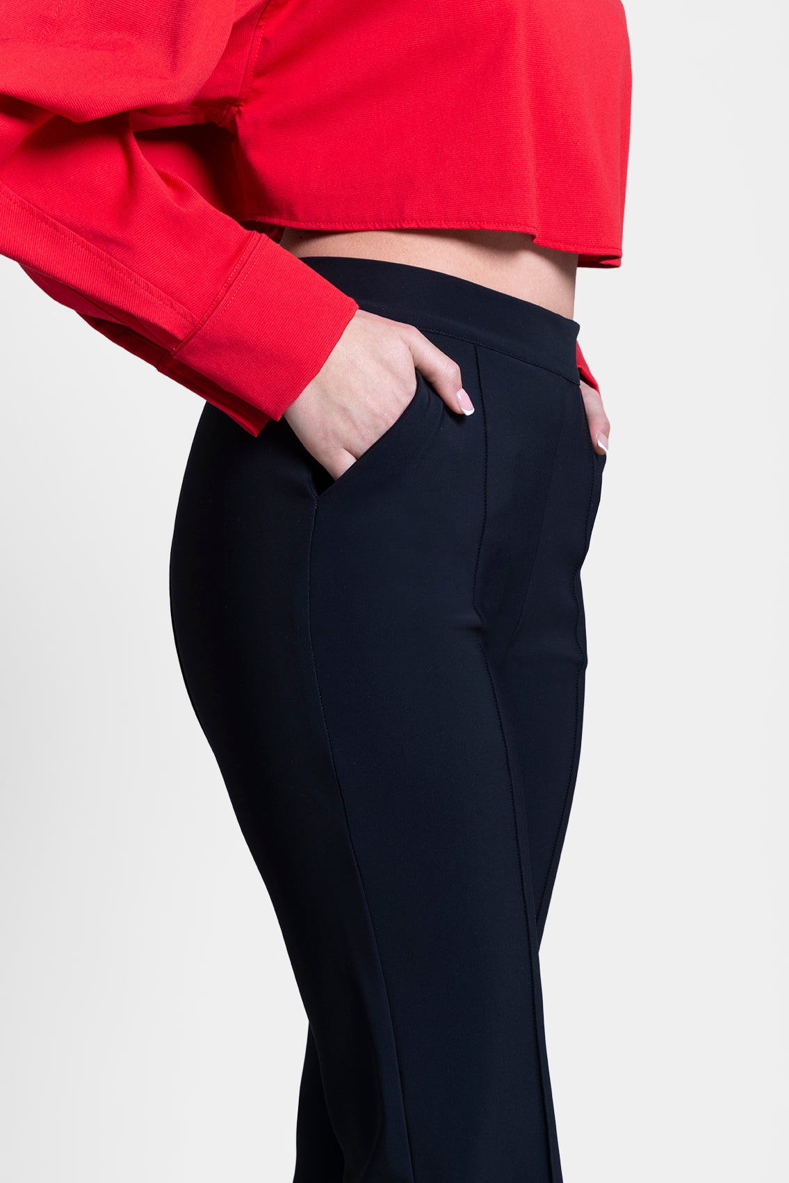Hourglass Shape Trousers - Straight