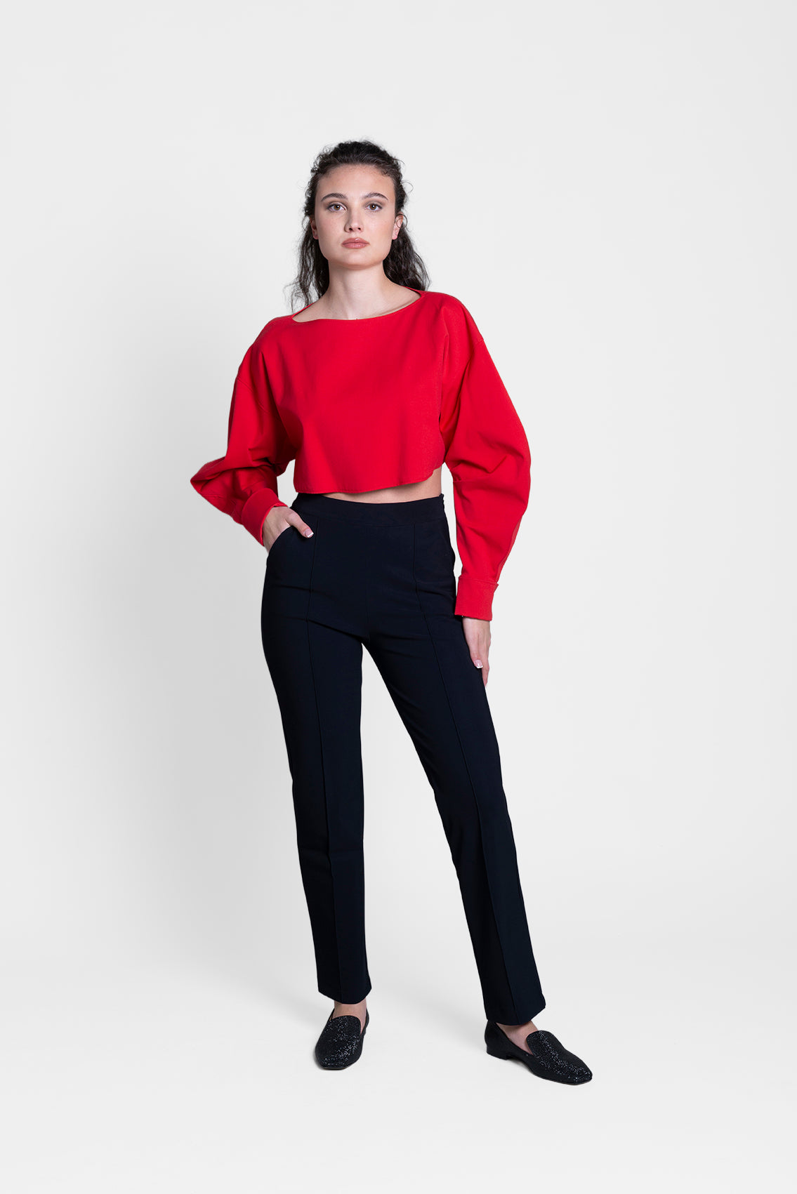 Hourglass Shape Trousers - Straight