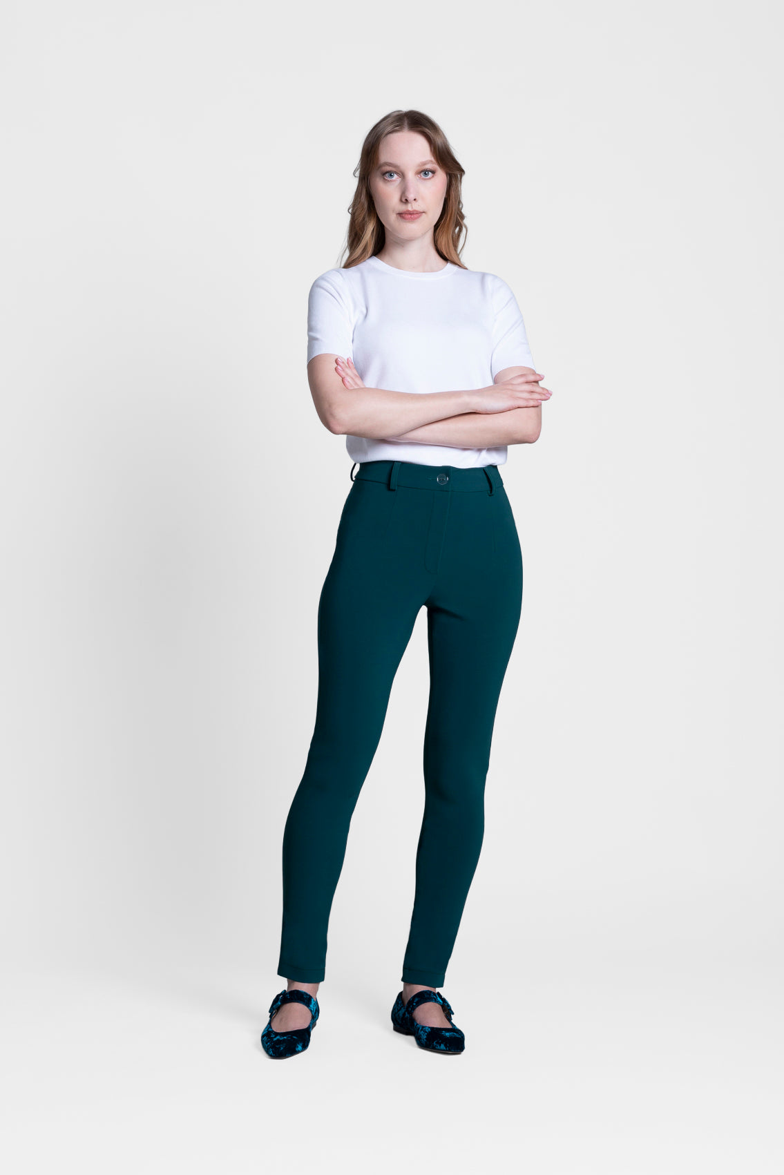 Pear Shape Shape Yoga Pants Pear Shape Coloured Trousers Slim Leg