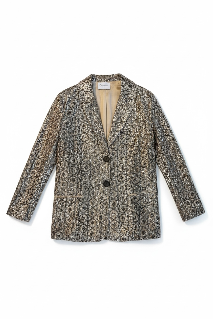 Sequins Printed Jacket
