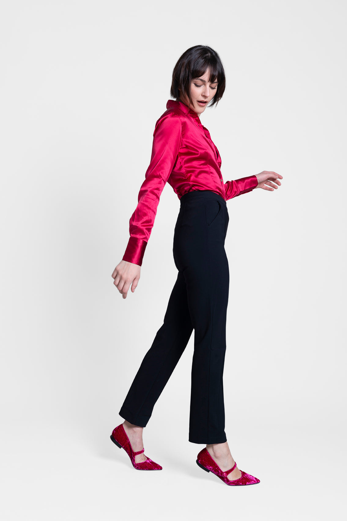 Strawberry Shape Trousers - Straight