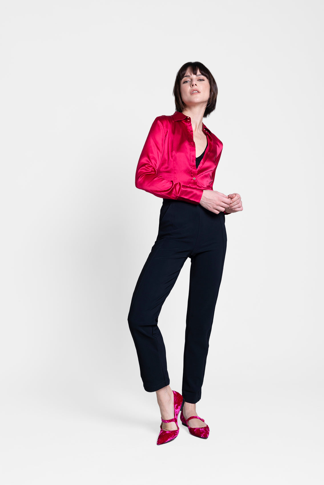 Strawberry Shape Trousers - Straight