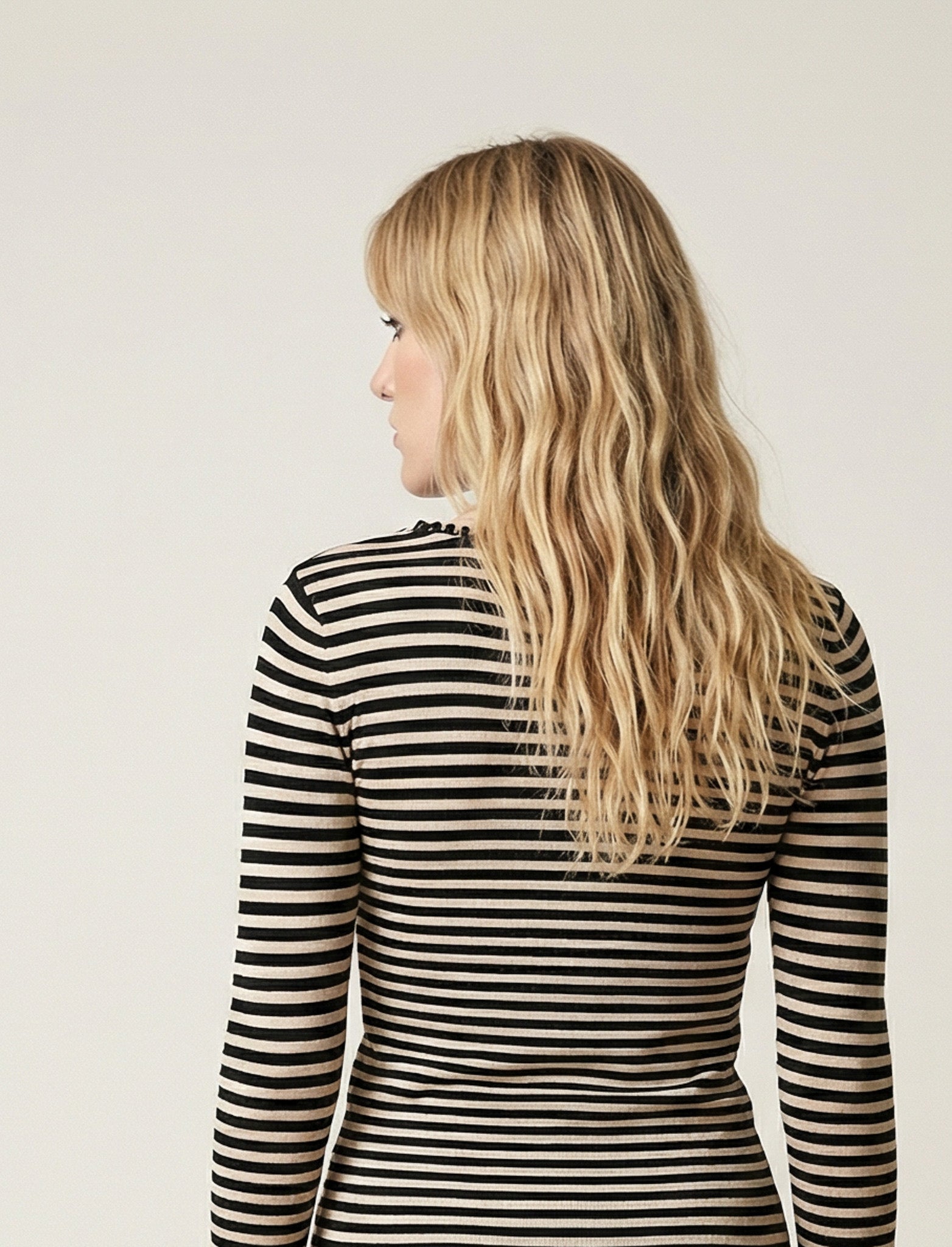 Stripes & Lurex Top