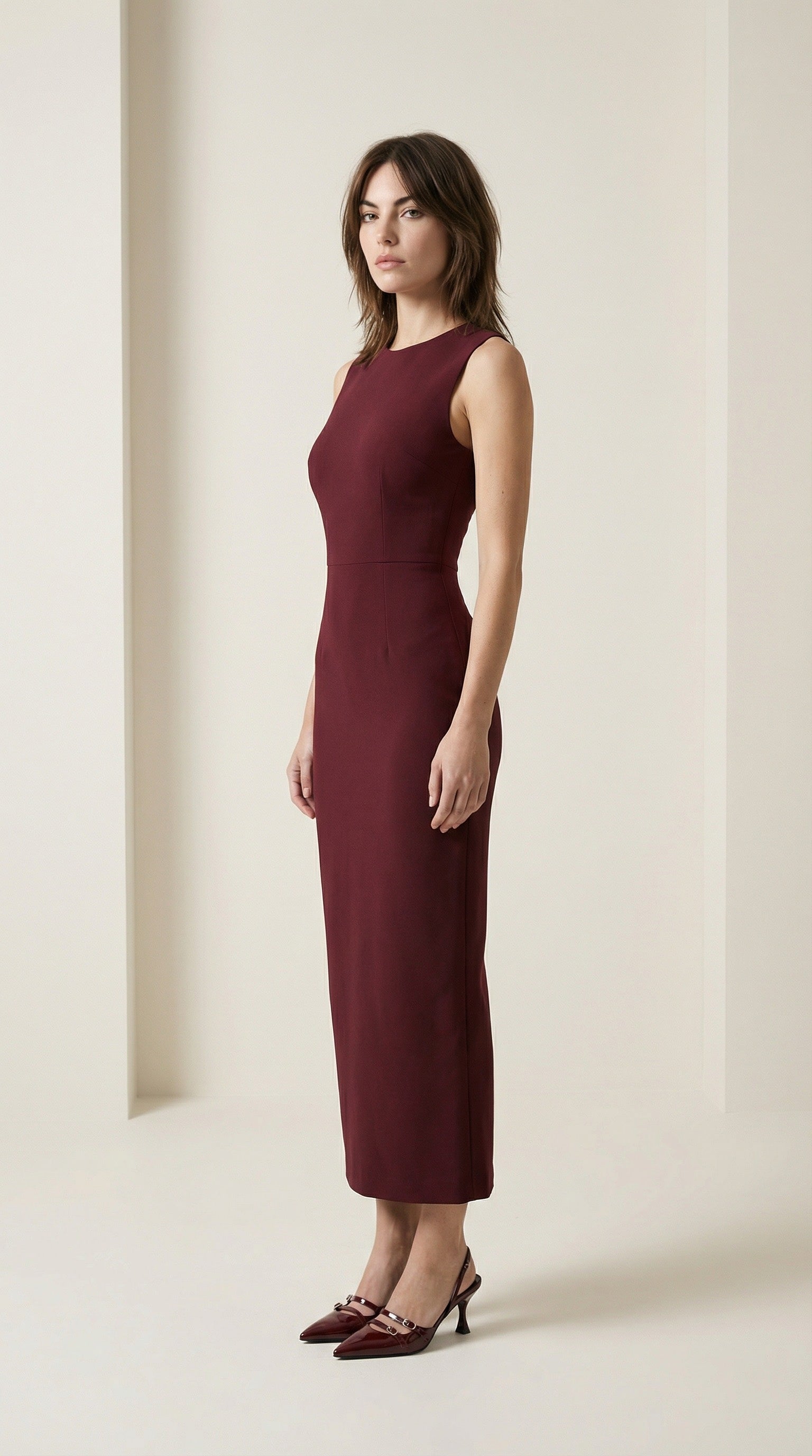 Sleeveless Midi Dress
