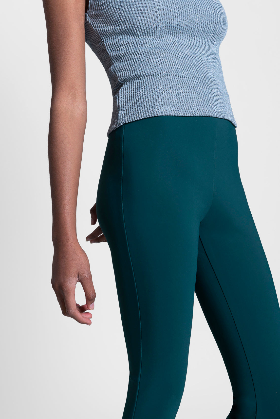 Apple Shape Coloured Trousers - Slim Leg