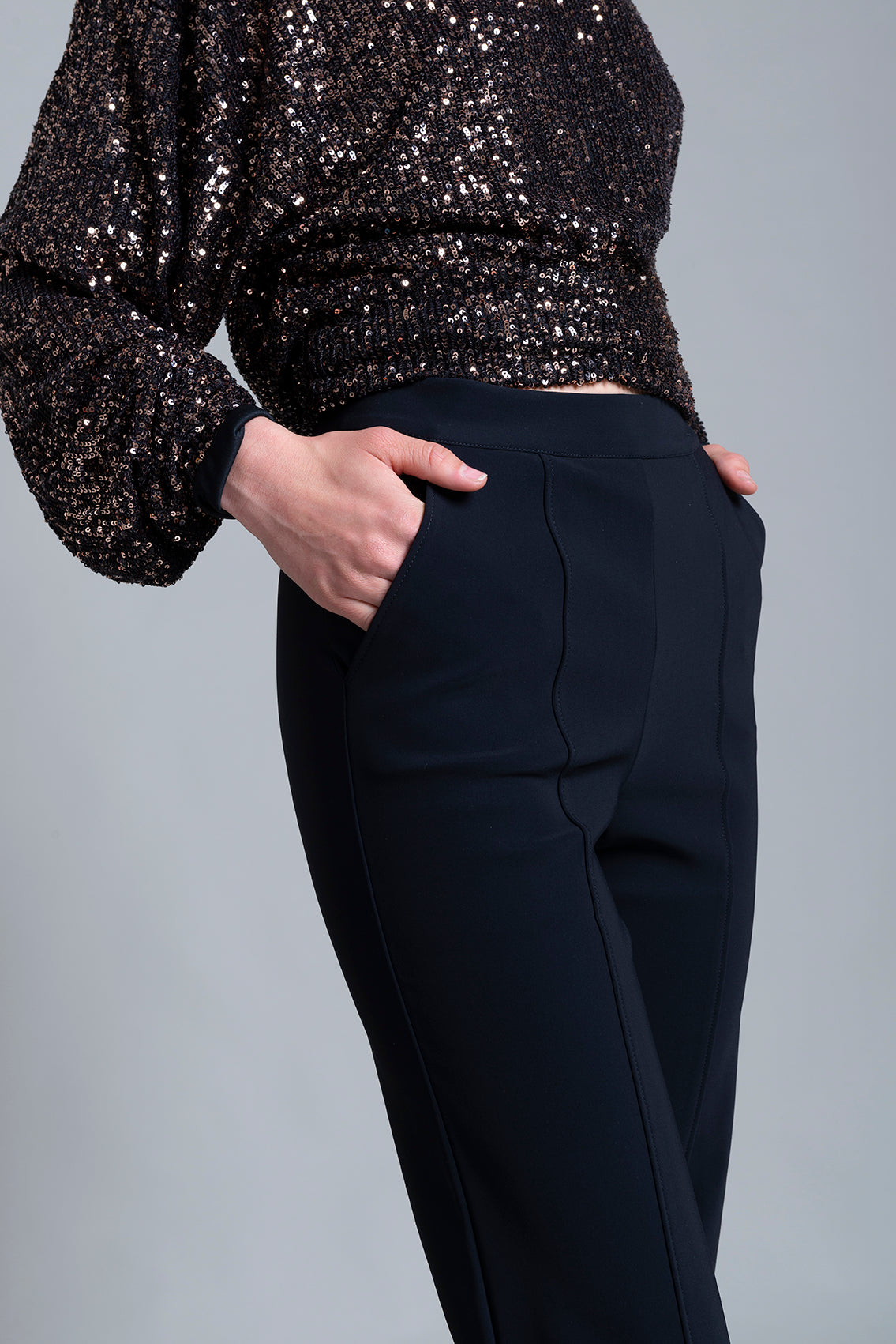 Candle Shape Trousers - Straight