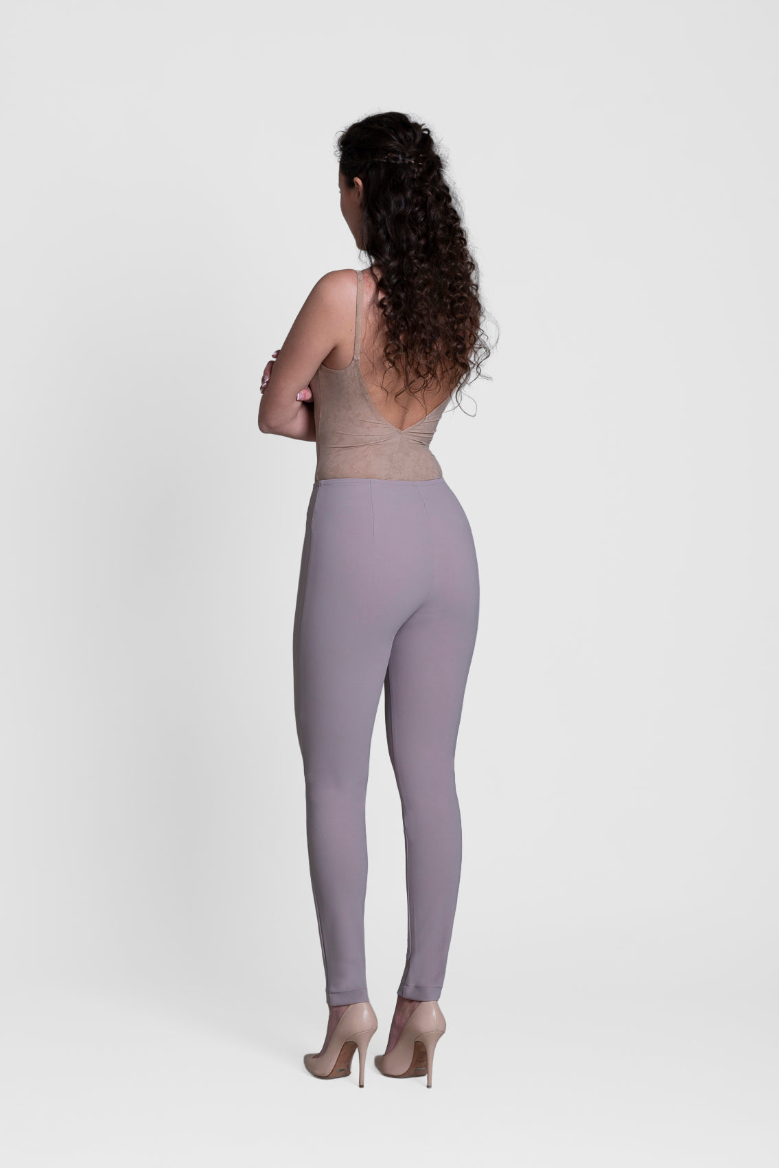 Hourglass Shape Coloured Trousers - Slim Leg