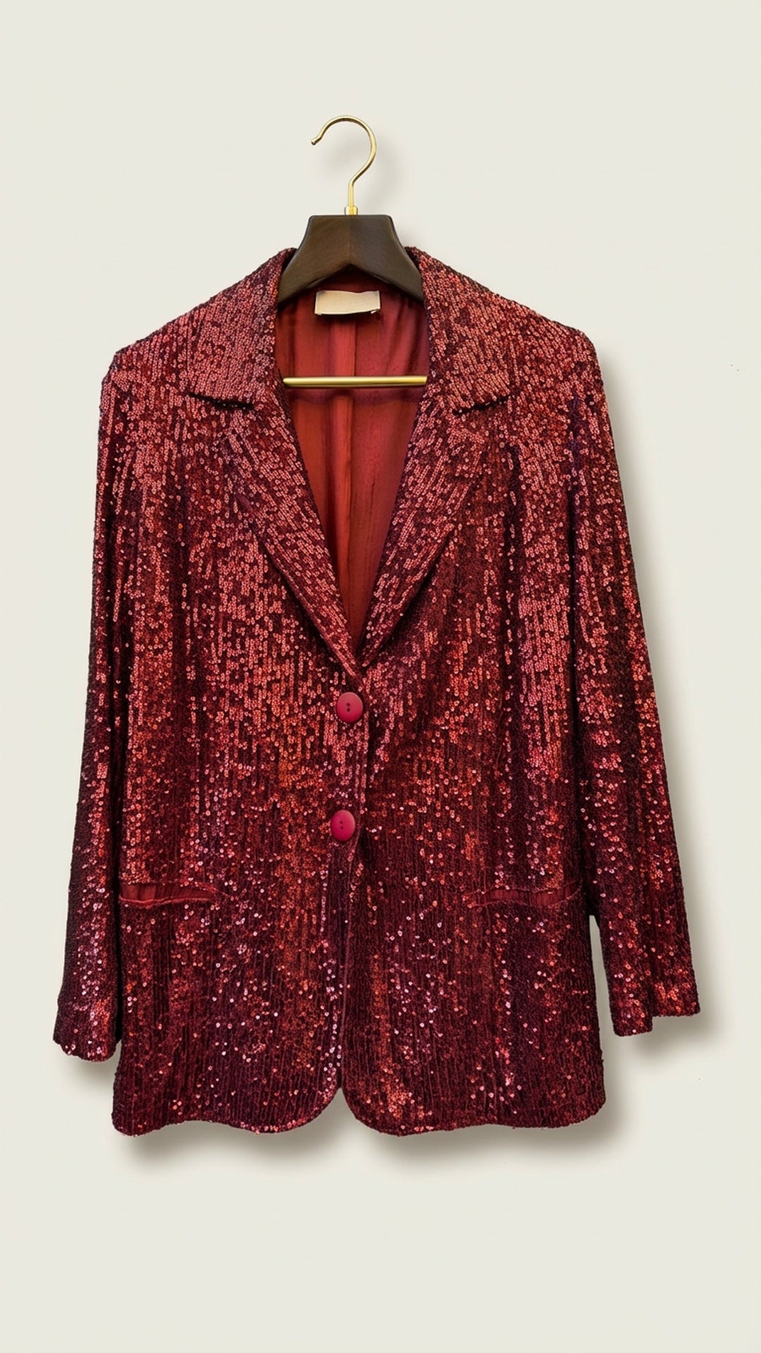 Sequin Burgundy Jacket