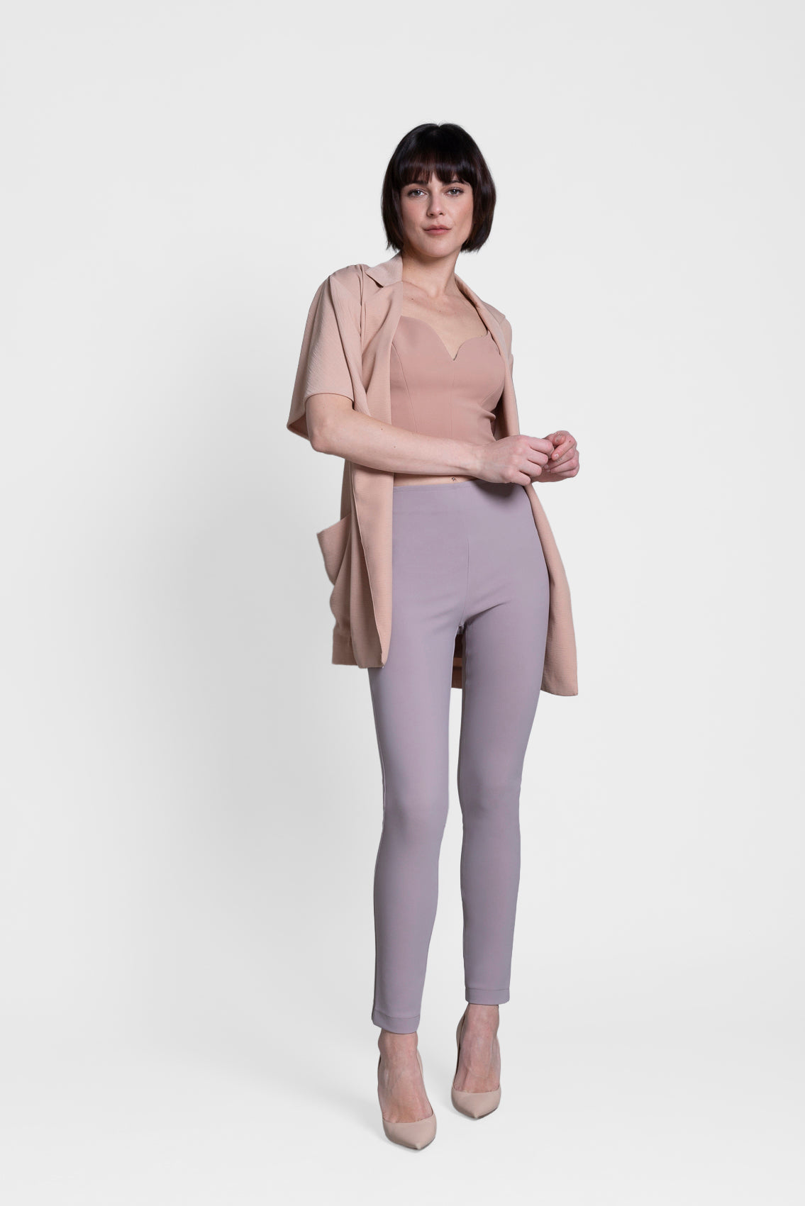 Strawberry Shape Coloured Trousers - Slim Leg