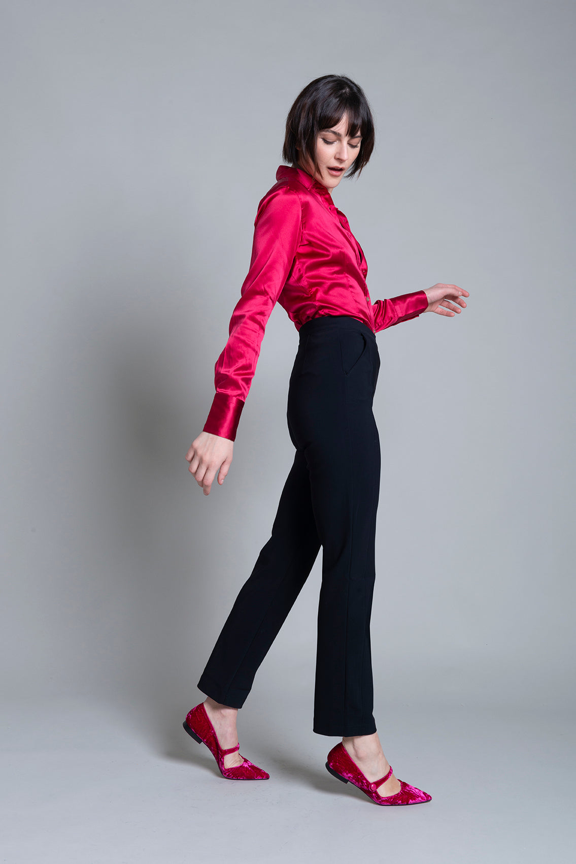 Strawberry Shape Trousers - Straight