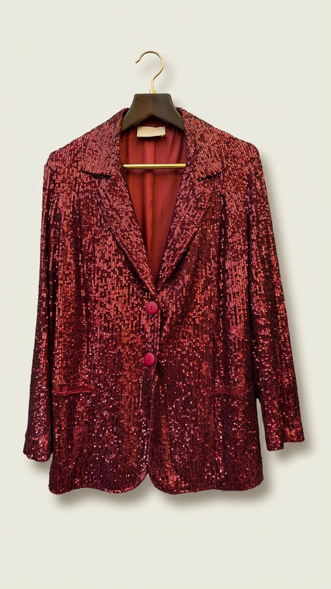 Sequin Burgundy Jacket